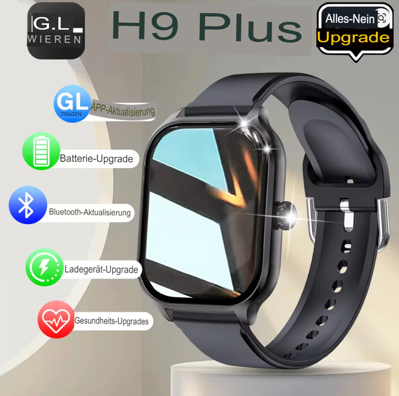 LAXASFIT 2025 Neue Smartwatch mit Bluetooth-Telefonie, Touchscreen, Herzfrequenzmesser, Sport- und Fitness-Smartwatch für Damen und Herren – das perfekte Geschenk