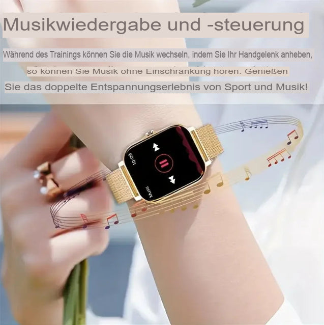 KESHUYOU 2025 Smartwatch mit 2,01 Zoll HD-Display, Anrufannahme, Anrufe tätigen und annehmen, Nachrichtenvorschau, Sportmodi, individuell anpassbare Zifferblätter, Wettervorhersage, für Damen und Herren