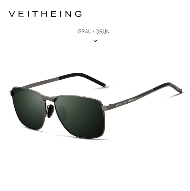 VEITHDIA Herren-Vintage-Sportsonnenbrille, polarisierte UV400-Gläser, Brillenaccessoires, Outdoor-Sonnenbrille für Damen und Herren, Modell V2462