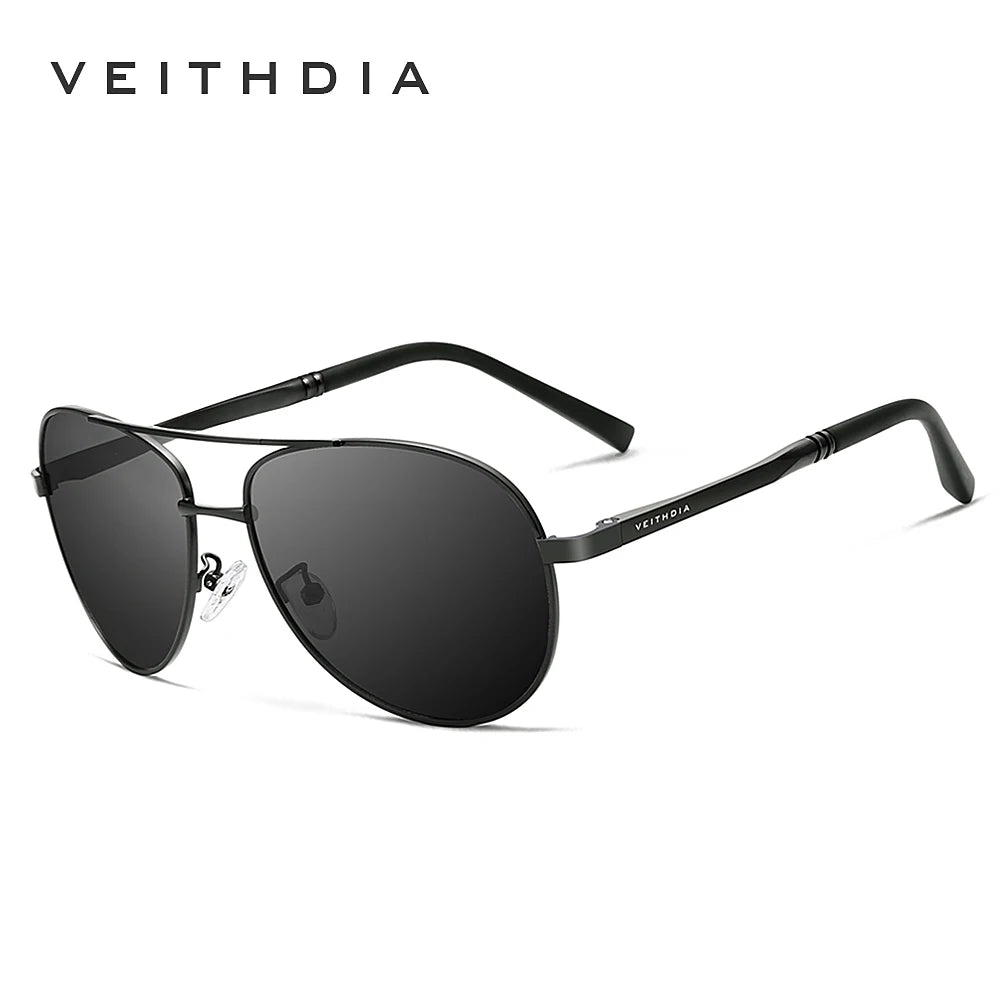 VEITHDIA Marken-Sonnenbrille Herren Polarisiert UV400 Sonnenbrille Outdoor Sport Autofahren Herren Damen Brillenzubehör für Damen 1306