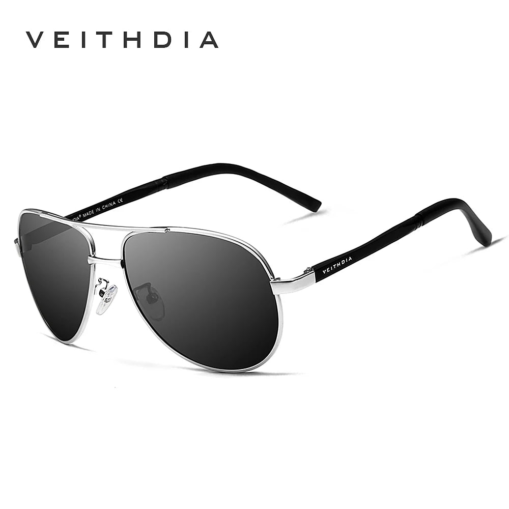 VEITHDIA Marken-Sonnenbrille Herren Polarisiert UV400 Sonnenbrille Outdoor Sport Autofahren Herren Damen Brillenzubehör für Damen 1306