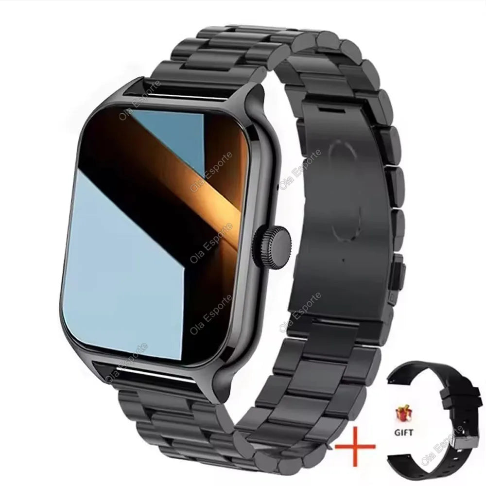 Neue Outdoor-Militär-GPS-Smartwatch für Herren, wasserdicht, mit mehreren Sportmodi, Fitness-HD-HD-Display, Bluetooth-Anruffunktion, Smartwatch für Damen und Herren mit Armband